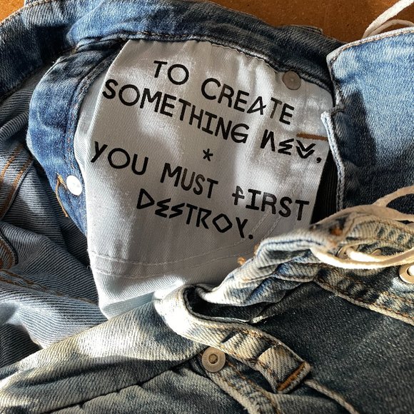 unravel project lace up jeans - Picture 2 of 4